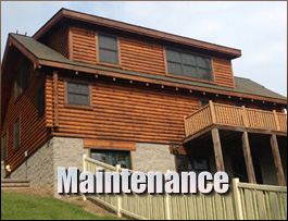  New Knoxville, Ohio Log Home Maintenance